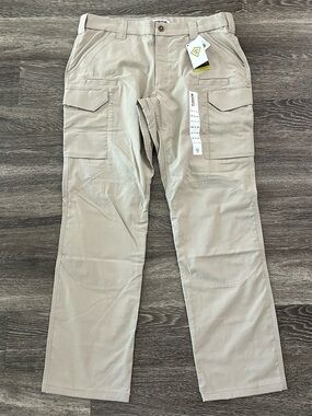 First Tactical V2 Tactical Cargo Pants Mens Size 38x34 Khaki Tan Rip Stop NWT
